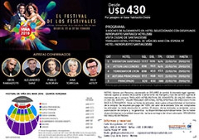 El Festival de los Festivales Viña 2016